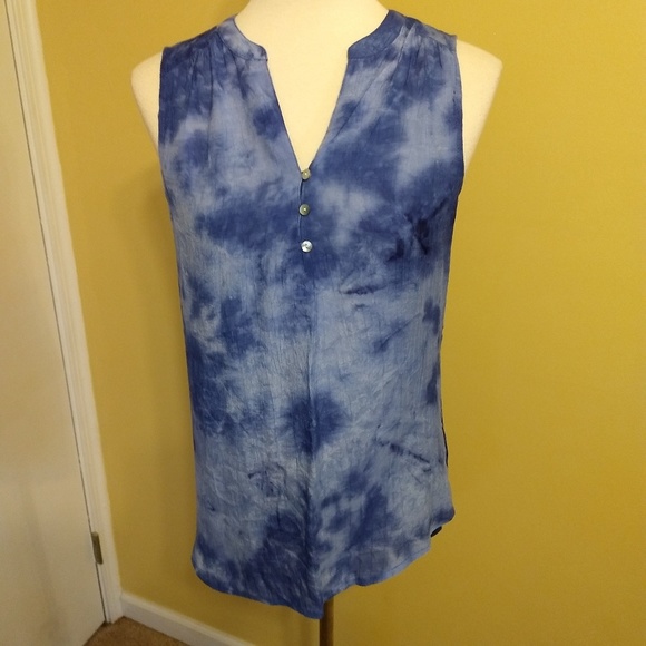 St. John's Bay Tops - St John's Bay tie dye tunic top sz small *K